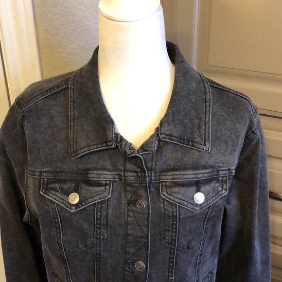 NEW Time and Tru black jean jacket - Picture 2 of 11